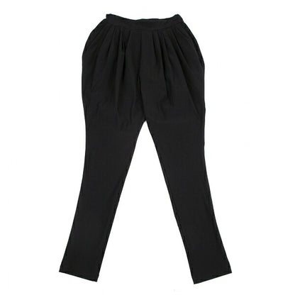 LIMI feu Stretch Tapered Tuck Design Pants Black Size S
