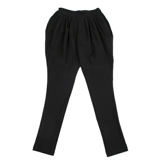 LIMI feu Stretch Tapered Tuck Design Pants Black Size S