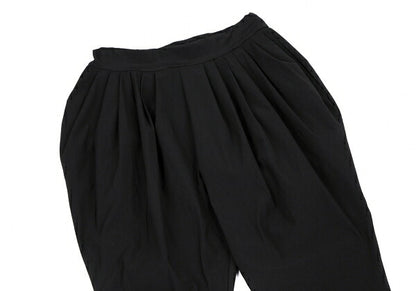 LIMI feu Stretch Tapered Tuck Design Pants Black Size S