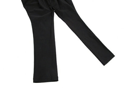 LIMI feu Stretch Tapered Tuck Design Pants Black Size S