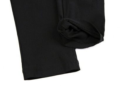 LIMI feu Stretch Tapered Tuck Design Pants Black Size S