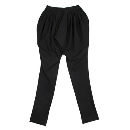 LIMI feu Stretch Tapered Tuck Design Pants Black Size S