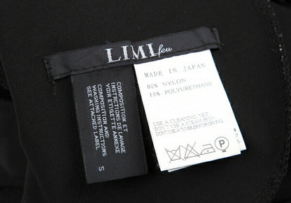 LIMI feu Stretch Tapered Tuck Design Pants Black Size S