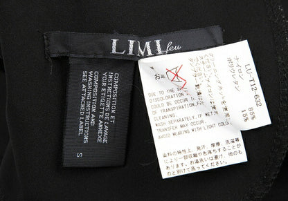 LIMI feu Stretch Tapered Tuck Design Pants Black Size S