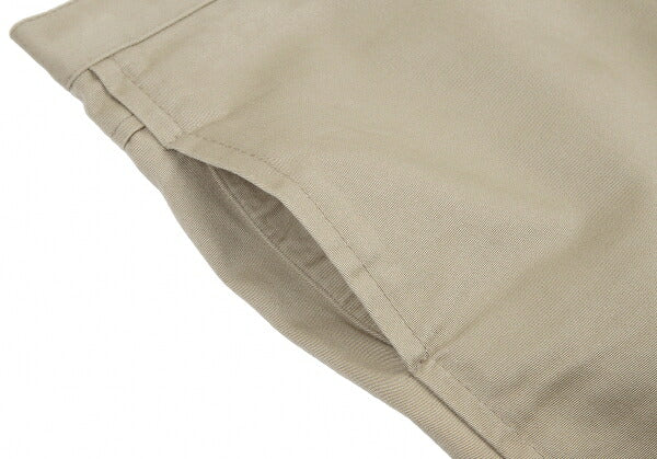 COMME des GARCONS Cotton Cinch-Back Pants Beige Size M