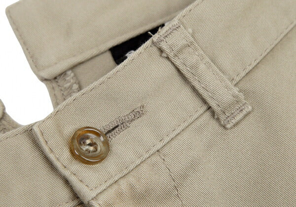 COMME des GARCONS Cotton Cinch-Back Pants Beige Size M