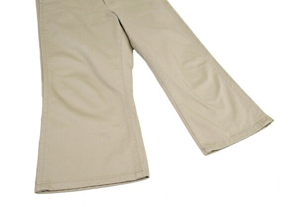 COMME des GARCONS Cotton Cinch-Back Pants Beige Size M