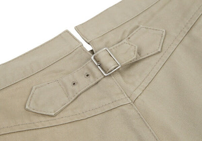 COMME des GARCONS Cotton Cinch-Back Pants Beige Size M