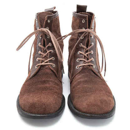 COMME des GARCONS Inside Out Suede Boots Brown Size 23CM