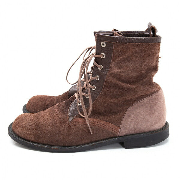 COMME des GARCONS Inside Out Suede Boots Brown Size 23CM