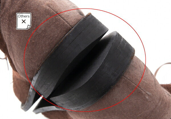 COMME des GARCONS Inside Out Suede Boots Brown Size 23CM