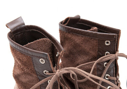 COMME des GARCONS Inside Out Suede Boots Brown Size 23CM