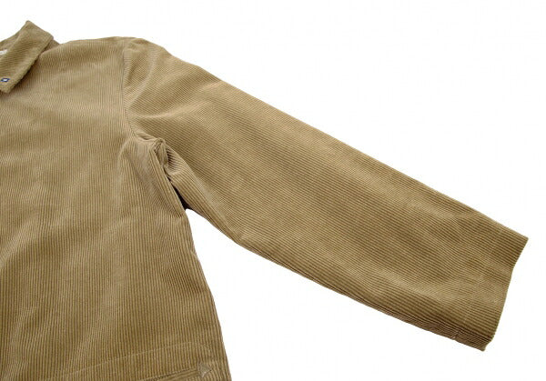 Papas Corduroy Coverall Jacket Brown Size 50L