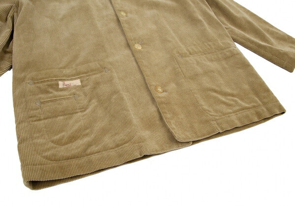 Papas Corduroy Coverall Jacket Brown Size 50L