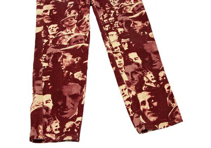 GAULTIER JEAN'S Face Print Jeans Pink Size 41