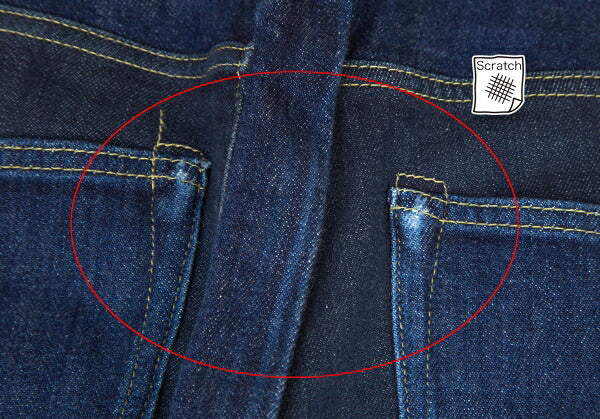GANRYU 16AW Indigo Zip Panel Denim Jeans Size L