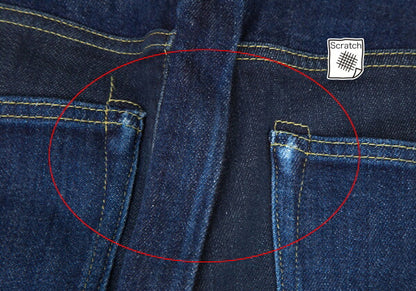 GANRYU 16AW Indigo Zip Panel Denim Jeans Size L