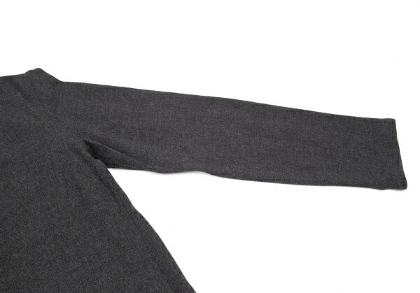 Yohji Yamamoto NOIR Wool Nylon Shirt Jacket Gray Size 3