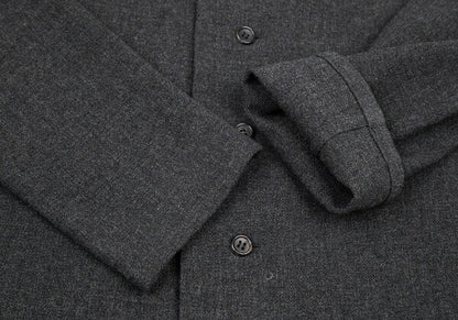 Yohji Yamamoto NOIR Wool Nylon Shirt Jacket Gray Size 3