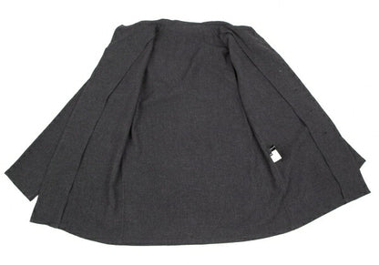 Yohji Yamamoto NOIR Wool Nylon Shirt Jacket Gray Size 3
