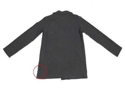 Yohji Yamamoto NOIR Wool Nylon Shirt Jacket Gray Size 3