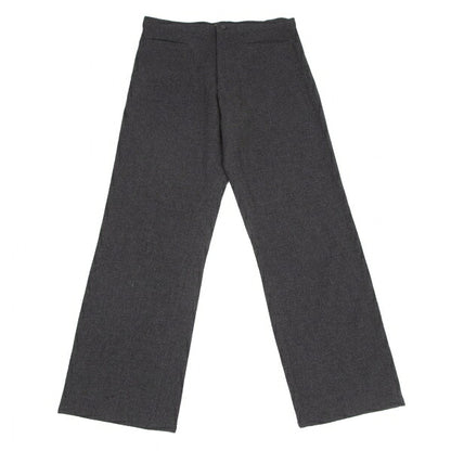 Yohji Yamamoto NOIR Wool Nylon Piping Pants Charcoal Size 3