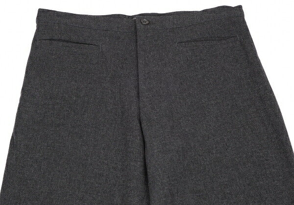 Yohji Yamamoto NOIR Wool Nylon Piping Pants Charcoal Size 3