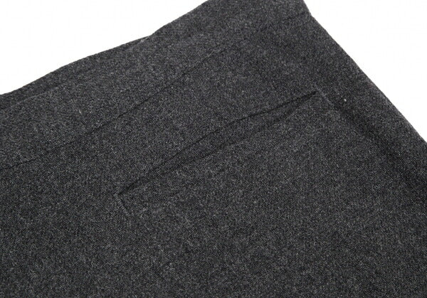 Yohji Yamamoto NOIR Wool Nylon Piping Pants Charcoal Size 3