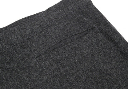 Yohji Yamamoto NOIR Wool Nylon Piping Pants Charcoal Size 3