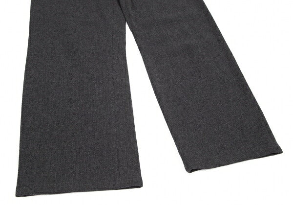 Yohji Yamamoto NOIR Wool Nylon Piping Pants Charcoal Size 3