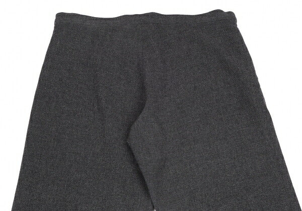 Yohji Yamamoto NOIR Wool Nylon Piping Pants Charcoal Size 3