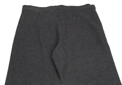 Yohji Yamamoto NOIR Wool Nylon Piping Pants Charcoal Size 3