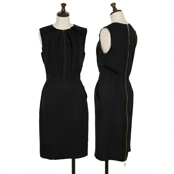 Salvatore Ferragamo Sheer Line Ensemble Dress Black Size 38