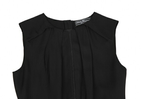 Salvatore Ferragamo Sheer Line Ensemble Dress Black Size 38