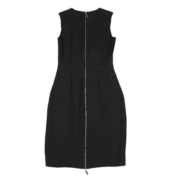 Salvatore Ferragamo Sheer Line Ensemble Dress Black Size 38