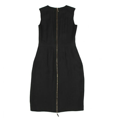 Salvatore Ferragamo Sheer Line Ensemble Dress Black Size 38
