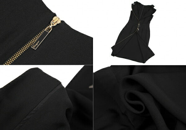Salvatore Ferragamo Sheer Line Ensemble Dress Black Size 38