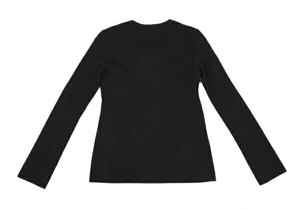 KEITA MARUYAMA Felt Patch V-Neck Sweater Black Multi Size 1