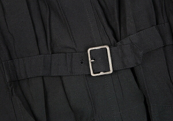 ISSEY MIYAKE Wrinkle Pleat Polyester Vest Black Size M