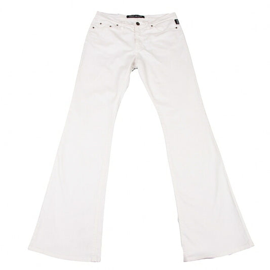 VERSACE JEANS COUTURE Stretch Cotton Jeans White Size 27/41