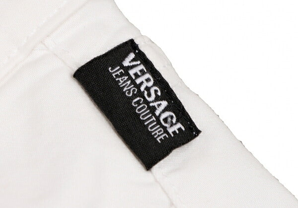 VERSACE JEANS COUTURE Stretch Cotton Jeans White Size 27/41