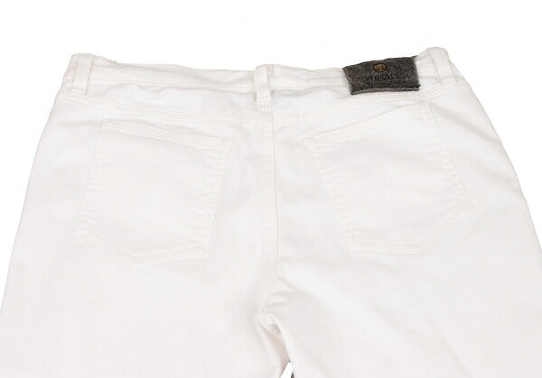 VERSACE JEANS COUTURE Stretch Cotton Jeans White Size 27/41
