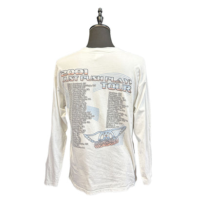 AEROSMITH 00s JUST PUSH PLAY TOUR 2001 Sorayama Long Sleeve Size L