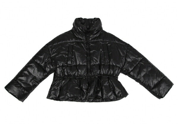 MSGM Waist Drawcord Padded Jacket Black Size 40