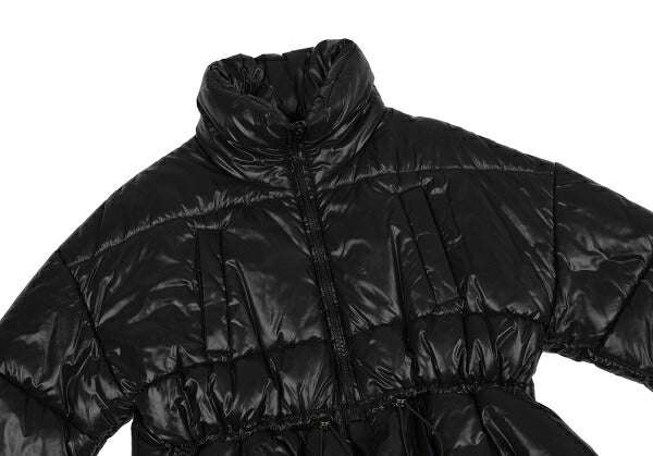 MSGM Waist Drawcord Padded Jacket Black Size 40