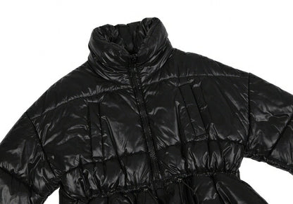 MSGM Waist Drawcord Padded Jacket Black Size 40