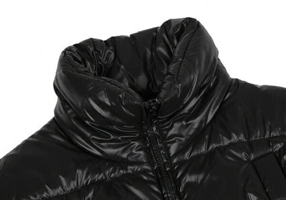 MSGM Waist Drawcord Padded Jacket Black Size 40
