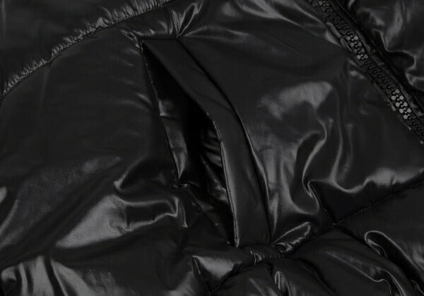 MSGM Waist Drawcord Padded Jacket Black Size 40