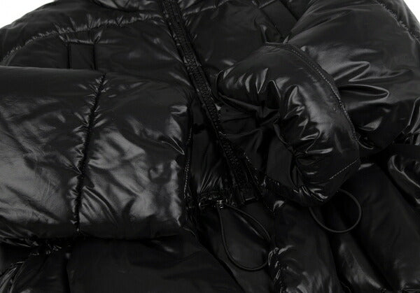 MSGM Waist Drawcord Padded Jacket Black Size 40
