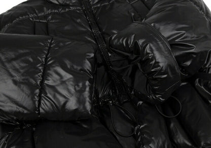MSGM Waist Drawcord Padded Jacket Black Size 40